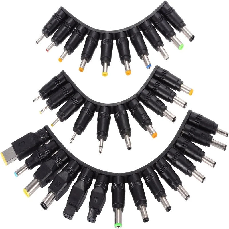 34 x UNIVERSAL 5.5mm x 2.1mm DC AC POWER ADAPTER TIPS