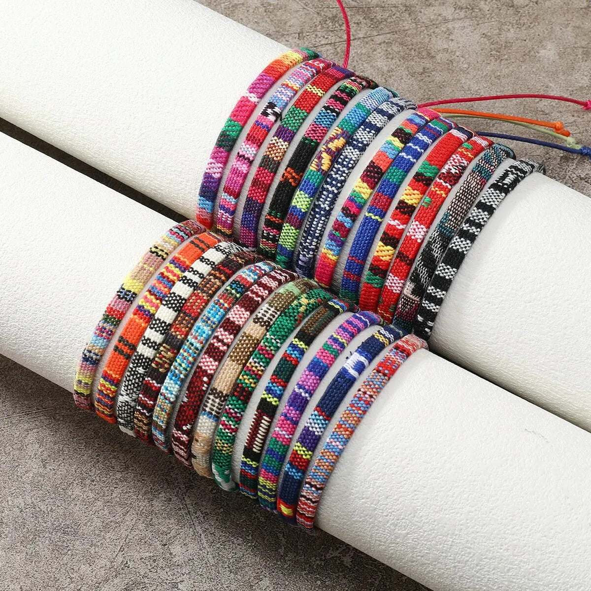 24 x BOHO SURFER BRACELET SET – BRAIDED BEACH FESTIVAL JEWELLERY FOR MEN & WOMEN 08