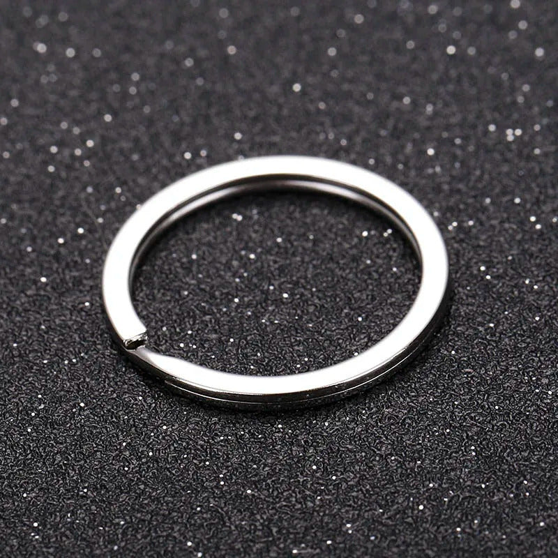 20 x STAINLESS STEEL SPLIT RINGS KEYRINGS - 15mm 30mm 40mm