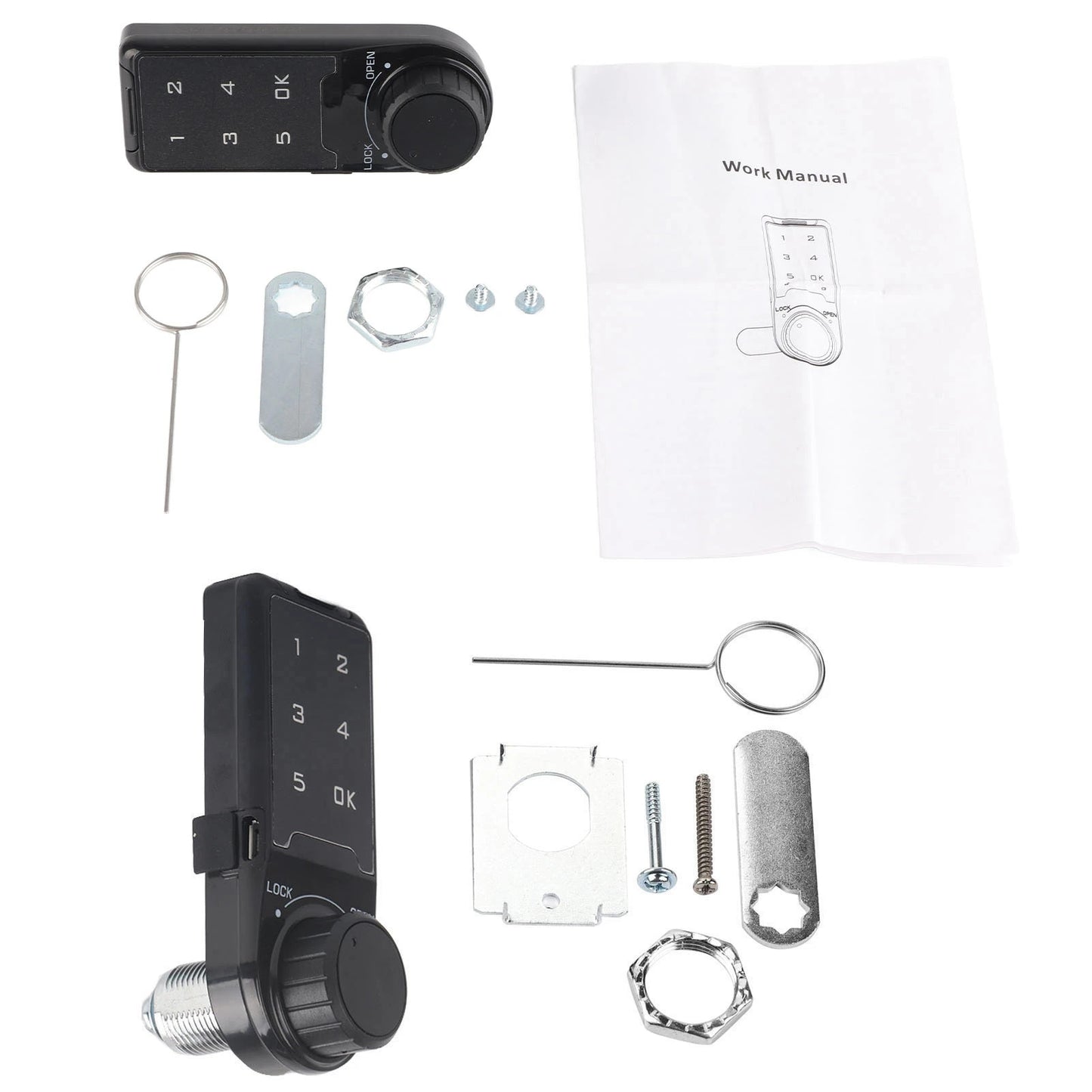 TOUCH KEYPAD ELECTRONIC LOCK - DIGITAL PASSWORD CABINET LOCK