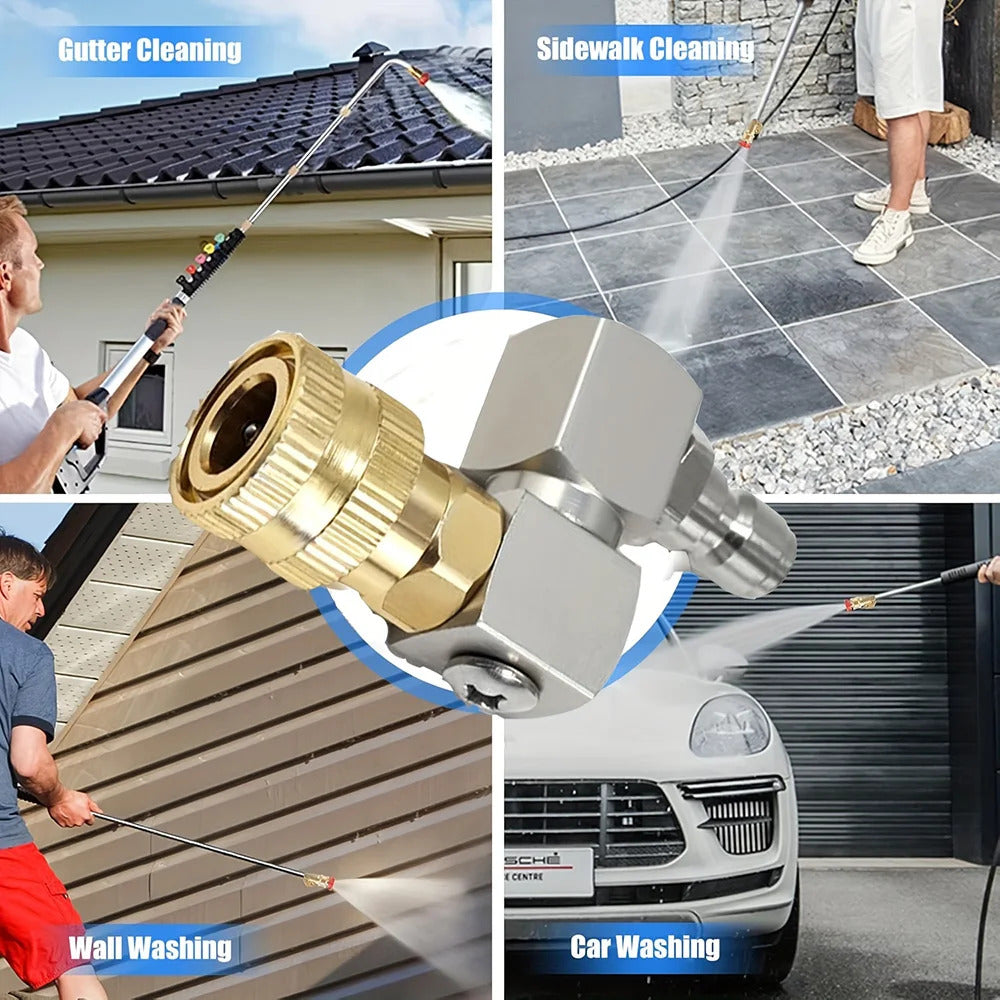 360° ROTATING PRESSURE WASHER GUN NOZZLE 1/4 QUICK CONNECT