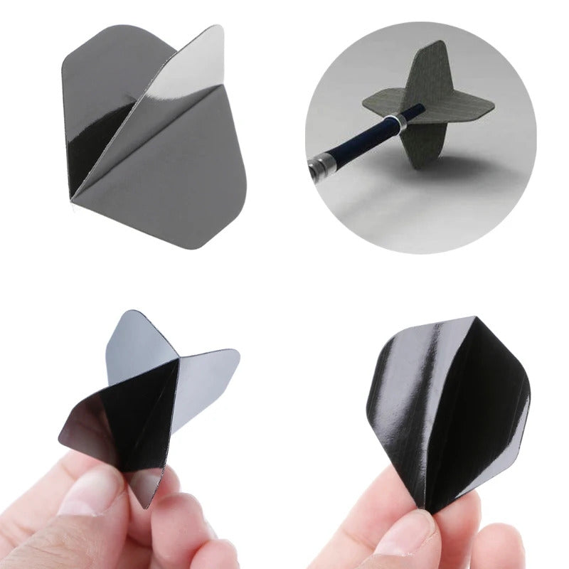 30 x BLACK DARTS FLIGHTS