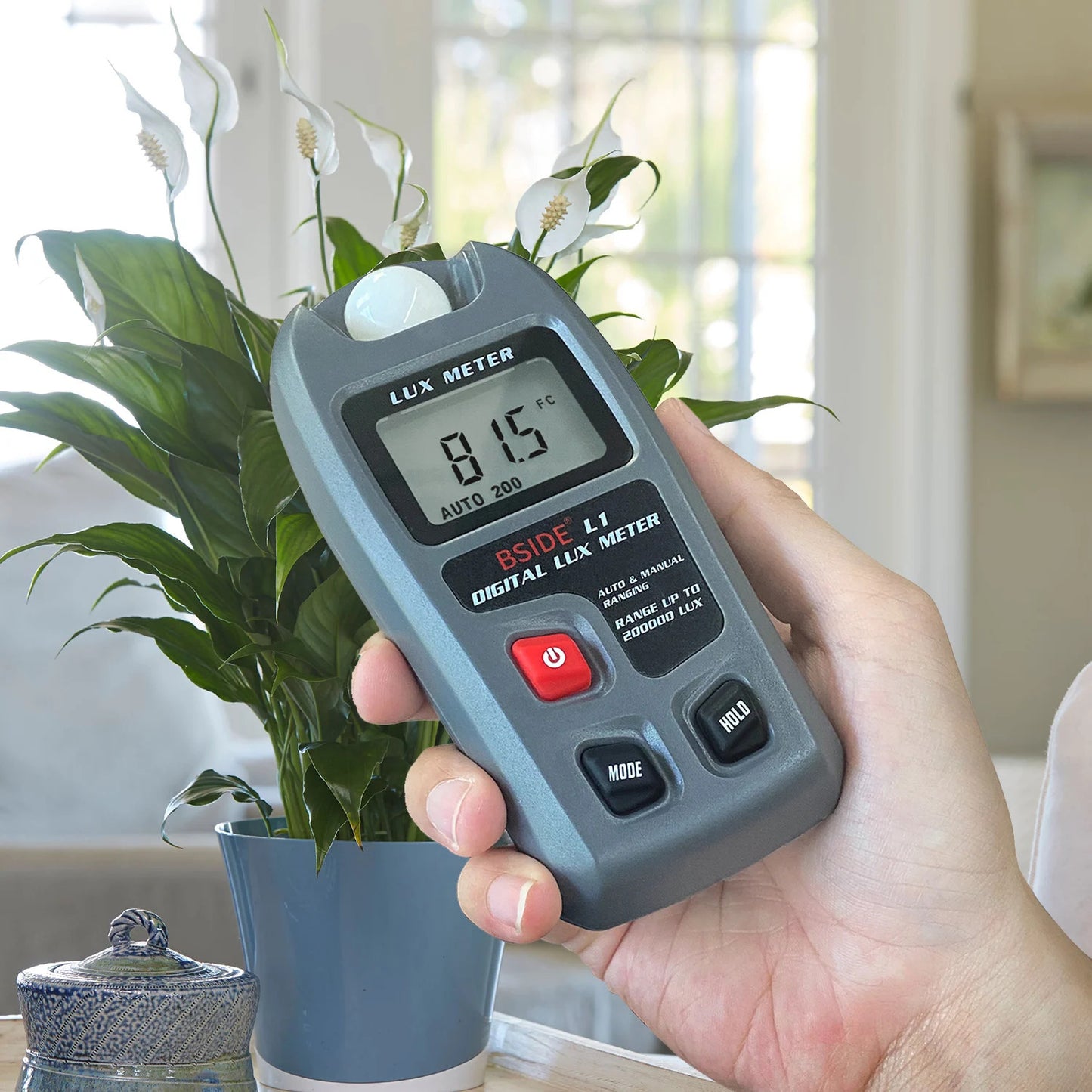 HANDHELD DIGITAL LUX METER 0-200,000 LUX