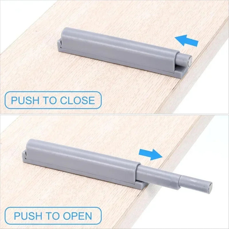 10 x MAGNETIC PUSH TO OPEN CUPBOARD DOOR MECHANISMS
