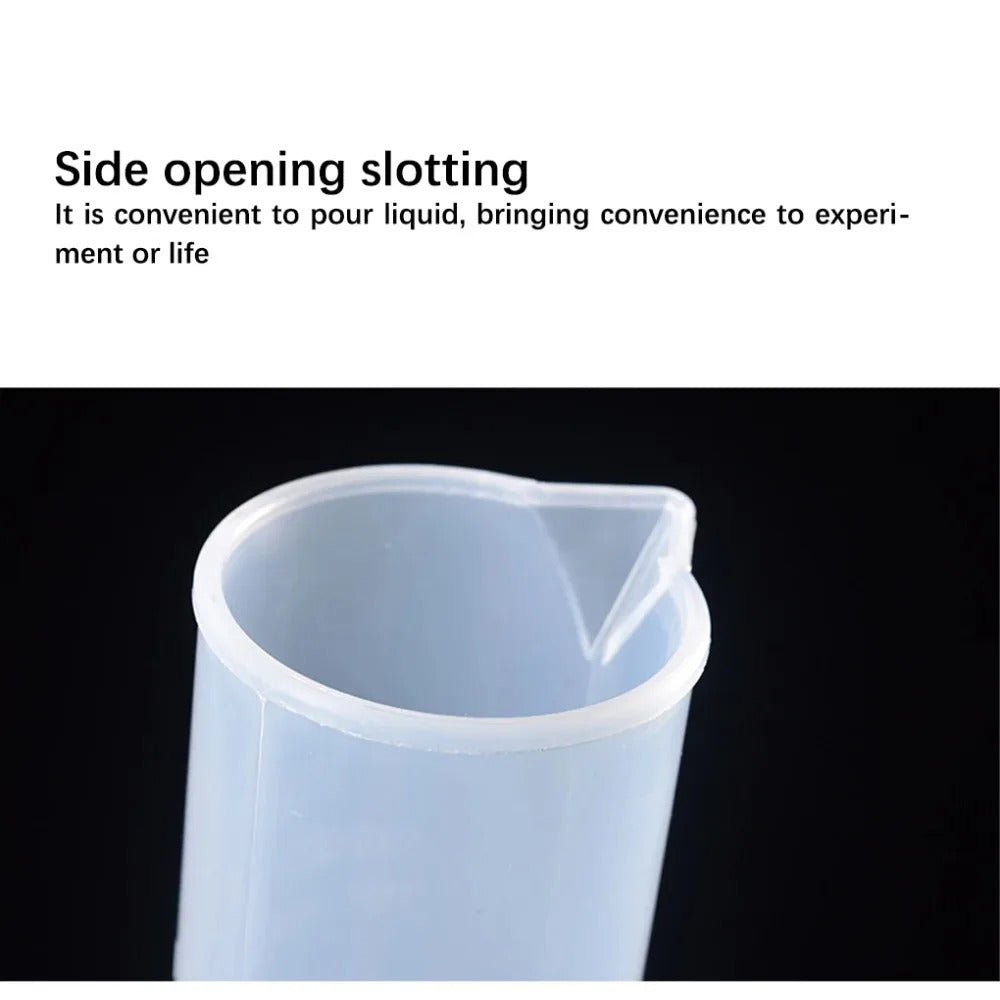 4 x PLASTIC MEASURING CYLINDERS 10ml 25ml 50ml 100ml