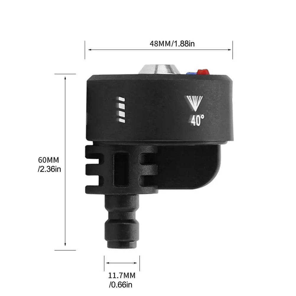 1/4" QUICK CONNECT HIGH PRESSURE NOZZLE WASHER 6 IN 1