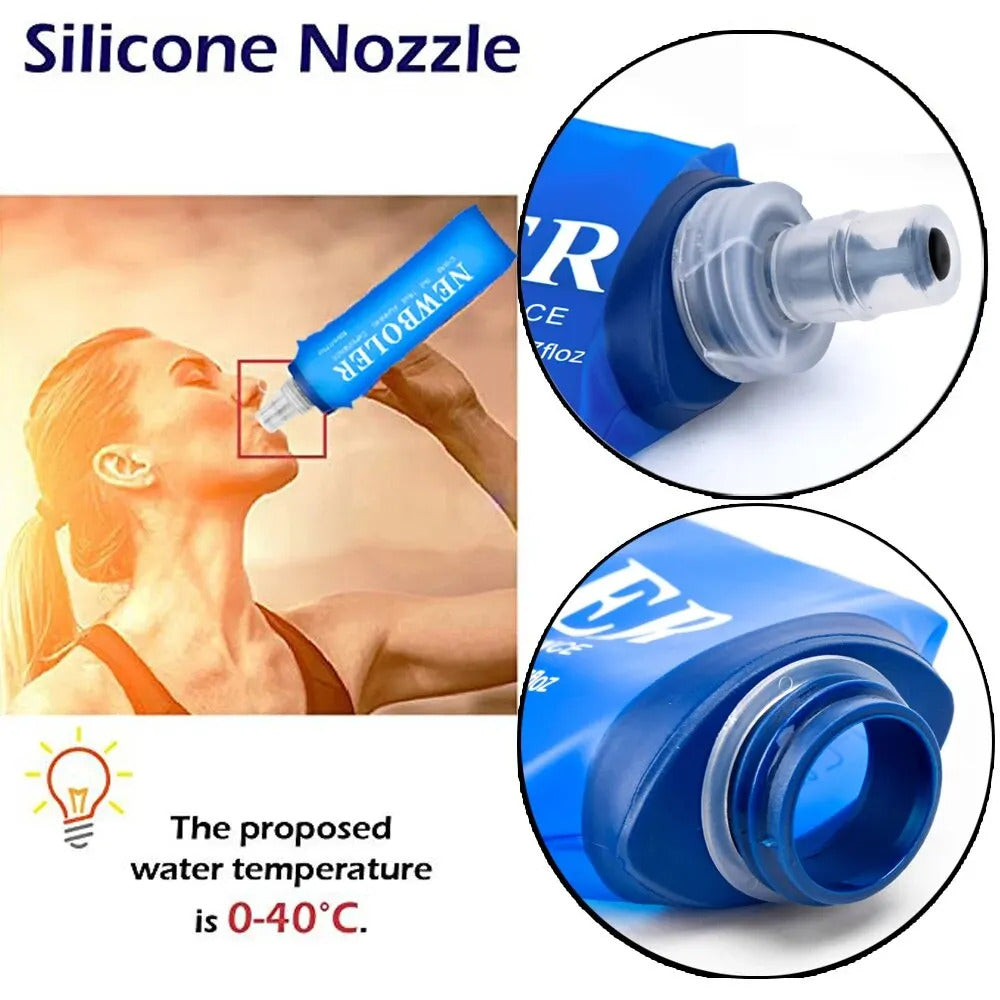 COLLAPSIBLE RUNNING BOTTLE 250ml 500ml