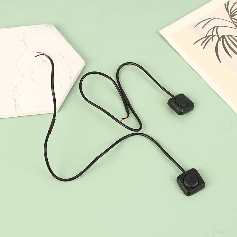 MOMENTARY PUSH BUTTON SWITCH - RED OR BLACK