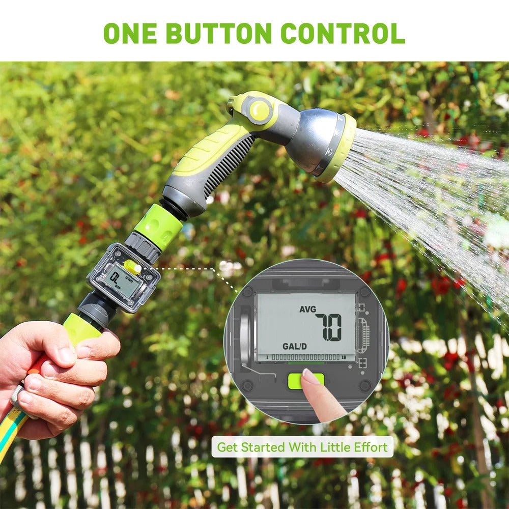 DIGITAL WATER FLOW METER - HOSE PIPE, POND, POOL