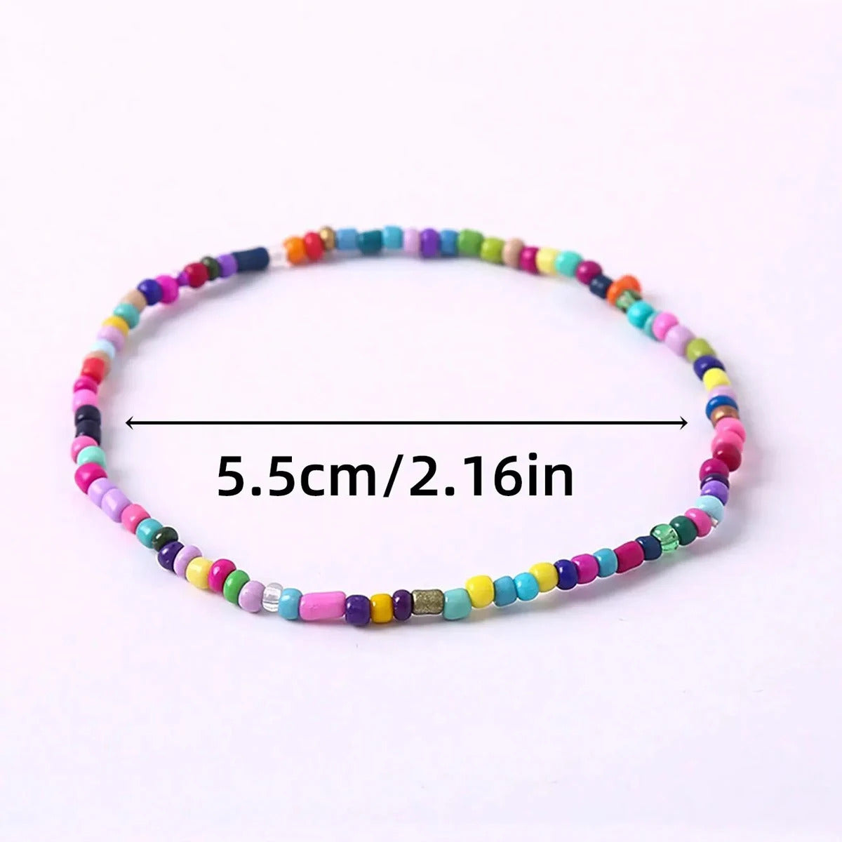 17 x BOHO BEADED BRACELET SET – COLOURFUL ELASTIC STACKABLE STRETCH BRACELETS 04