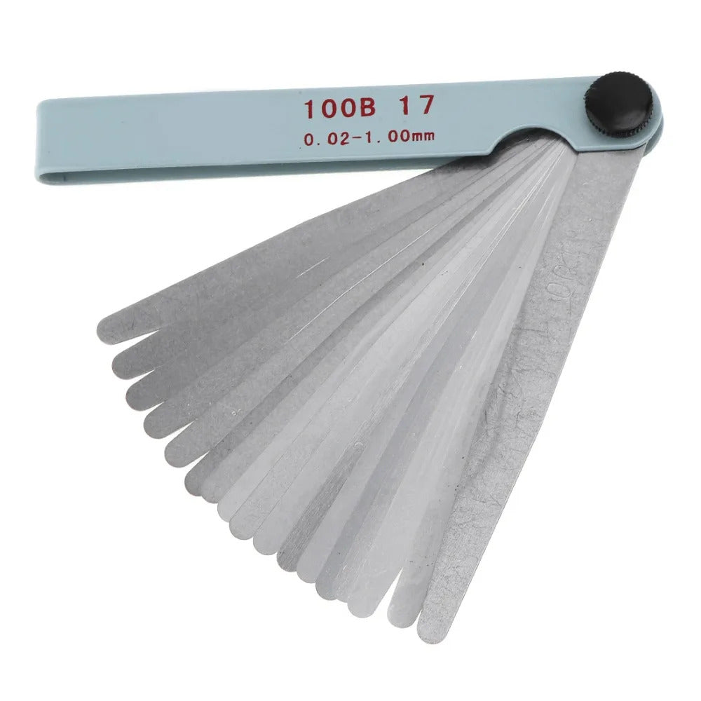 0.02 - 1.00mm FEELER GAUGE - METRIC GAP MEASURING TOOL