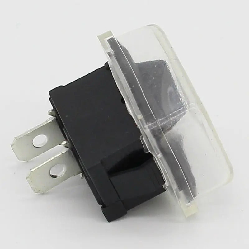 5 x BLACK MINI ROCKER SWITCH WITH WATERPROOF COVER ON OFF