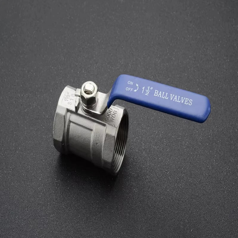 STAINLESS STEEL BALL VALVE 1/2" 3/4" FEMALE - FEMALE