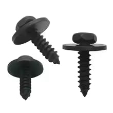 20PC FORD VOLVO UNDERTRAY SCREWS & PLASTIC GROMMETS 10MM X 8MM FASTENERS