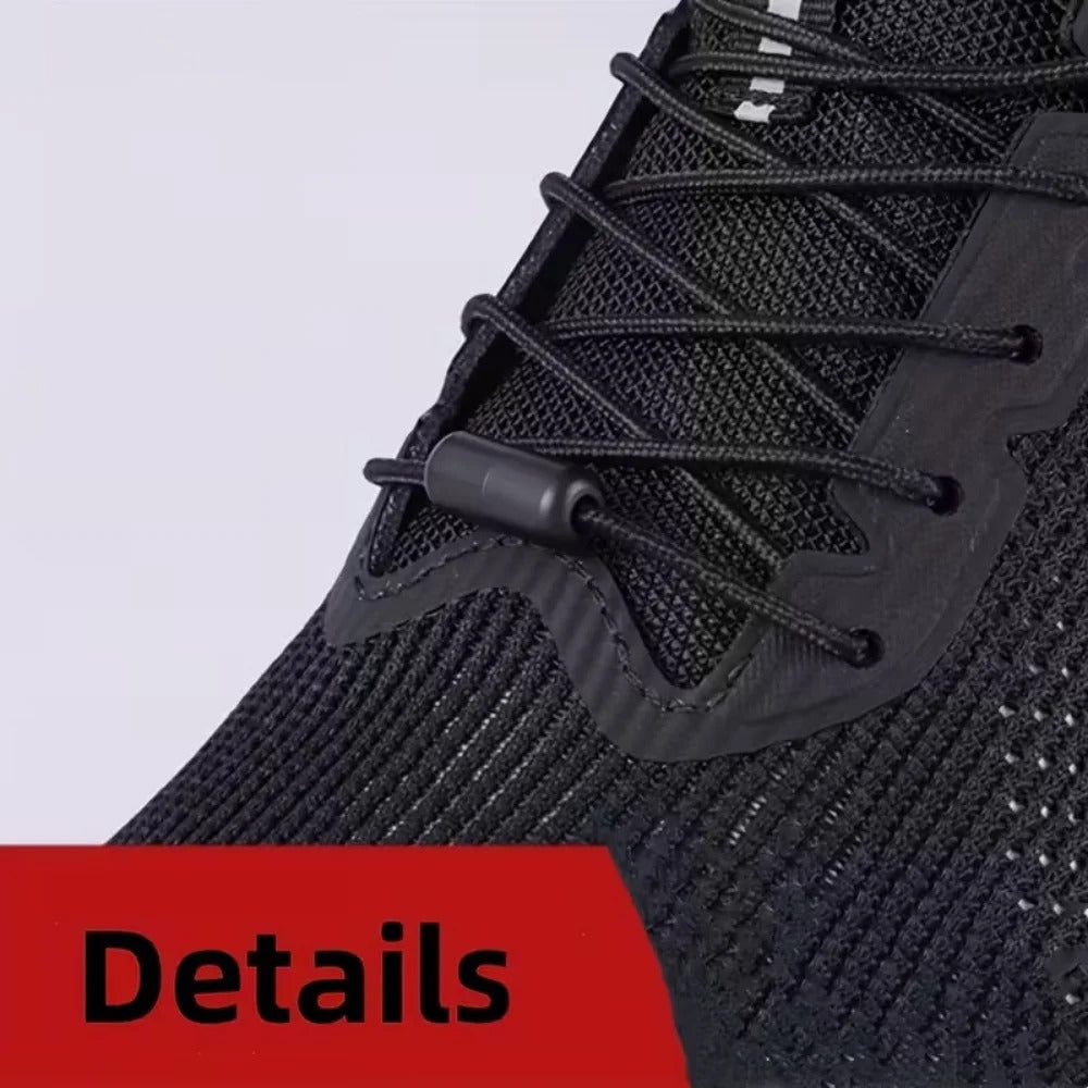 NO TIE SHOELACES - TWIST LOCK - BLACK