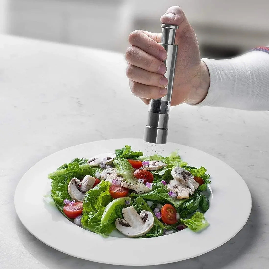 STAINLESS STEEL PEPPER MILL GRINDER