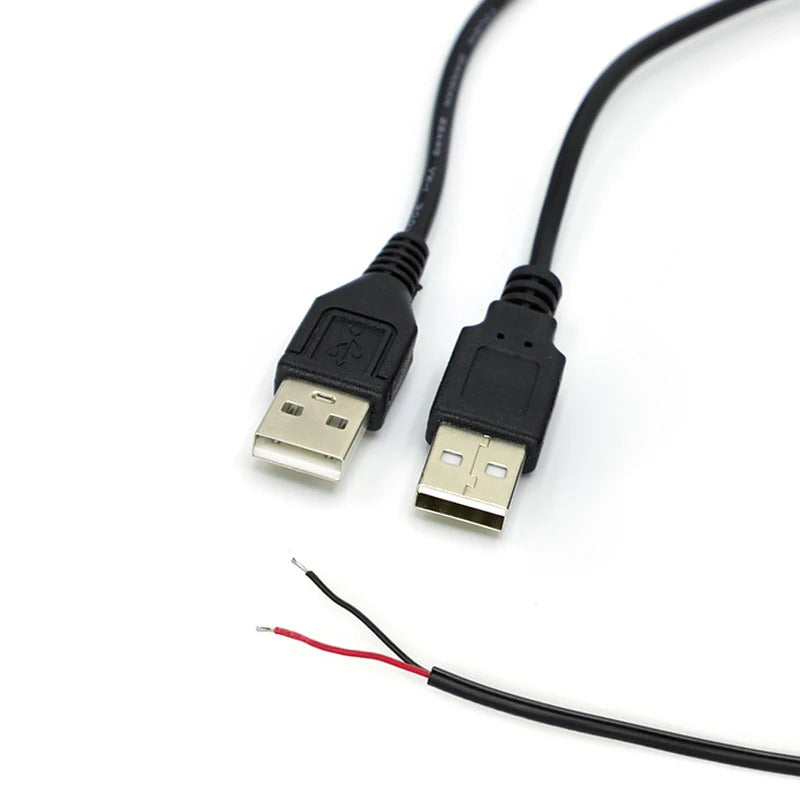 10 x USB 2.0 MALE PRE WIRED 2 PIN