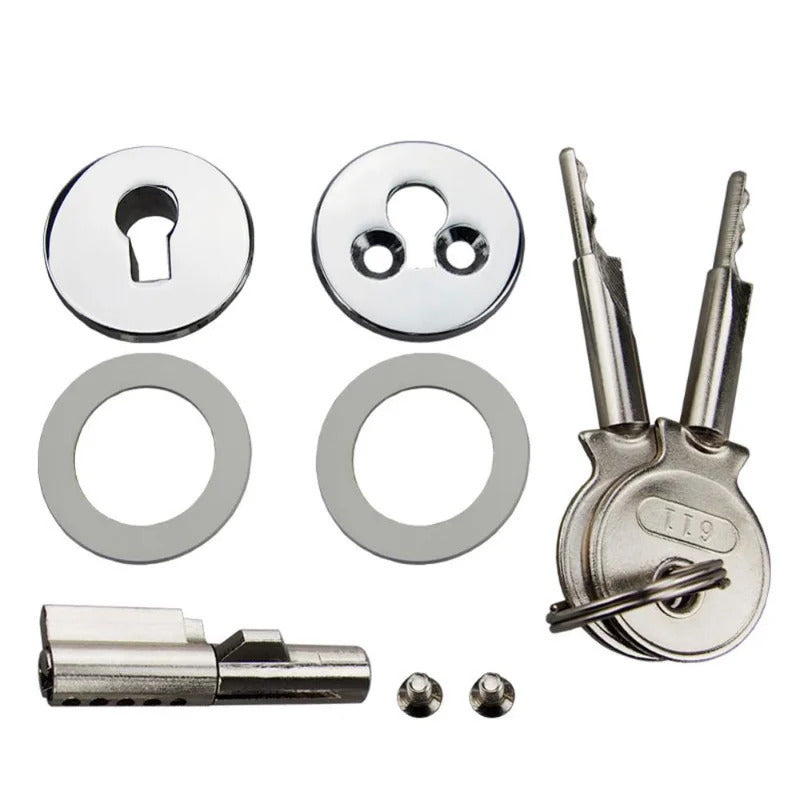 SLIDING GLASS SHOWCASE DISPLAY CABINET LOCK RATCHET KEYED ALIKE