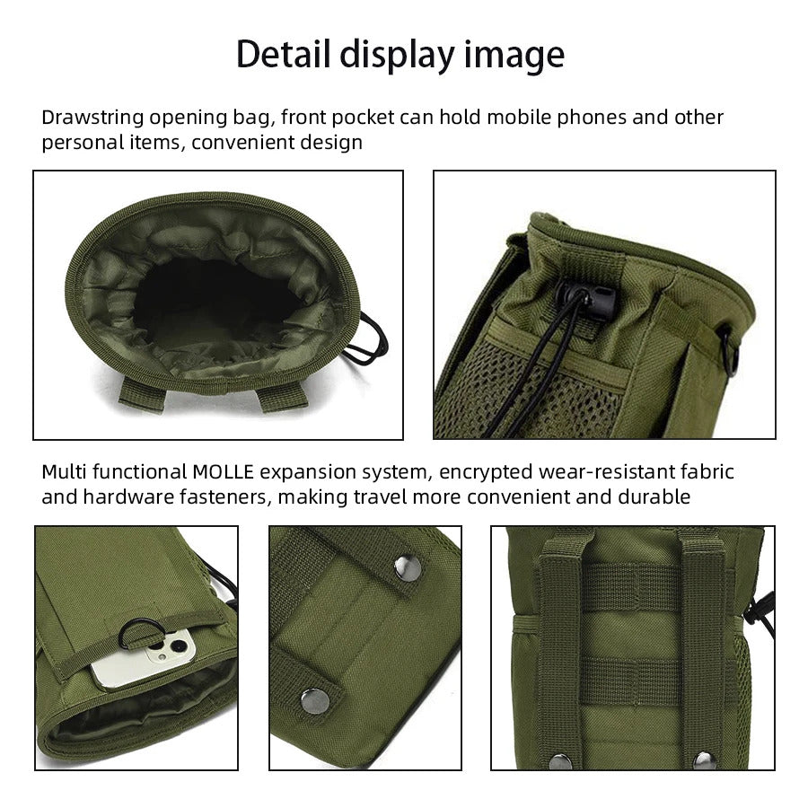TACTICAL WAIST BAG OUTDOOR HIKING CAMPING MOLLE POUCH FANNY PACK CAMOUFLAGE