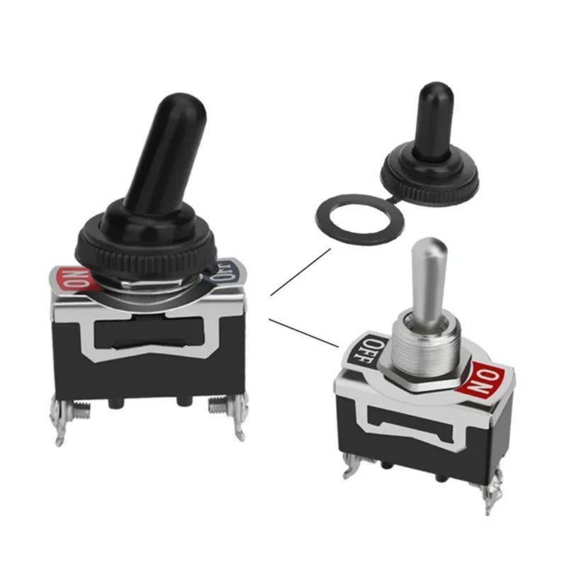 5 x HEAVY DUTY MARINE TOGGLE SWITCH ON / OFF 15A