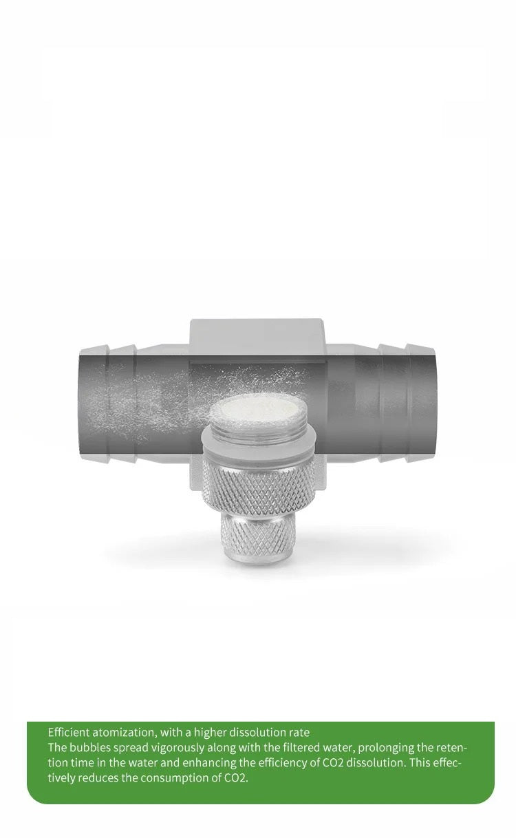 AQUARIUM CO2 INJECTION TEE FITTING 12 16 20mm