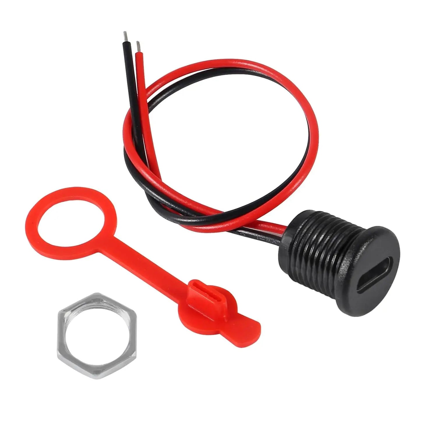 8 x 2 PIN TYPE C FEMALE WATERPROOF CONNECTORS PRE WIRED