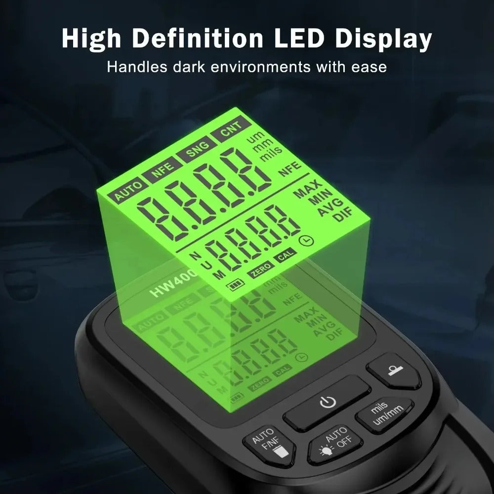 HANDHELD AUTO PAINT COATING THICKNESS TESTER