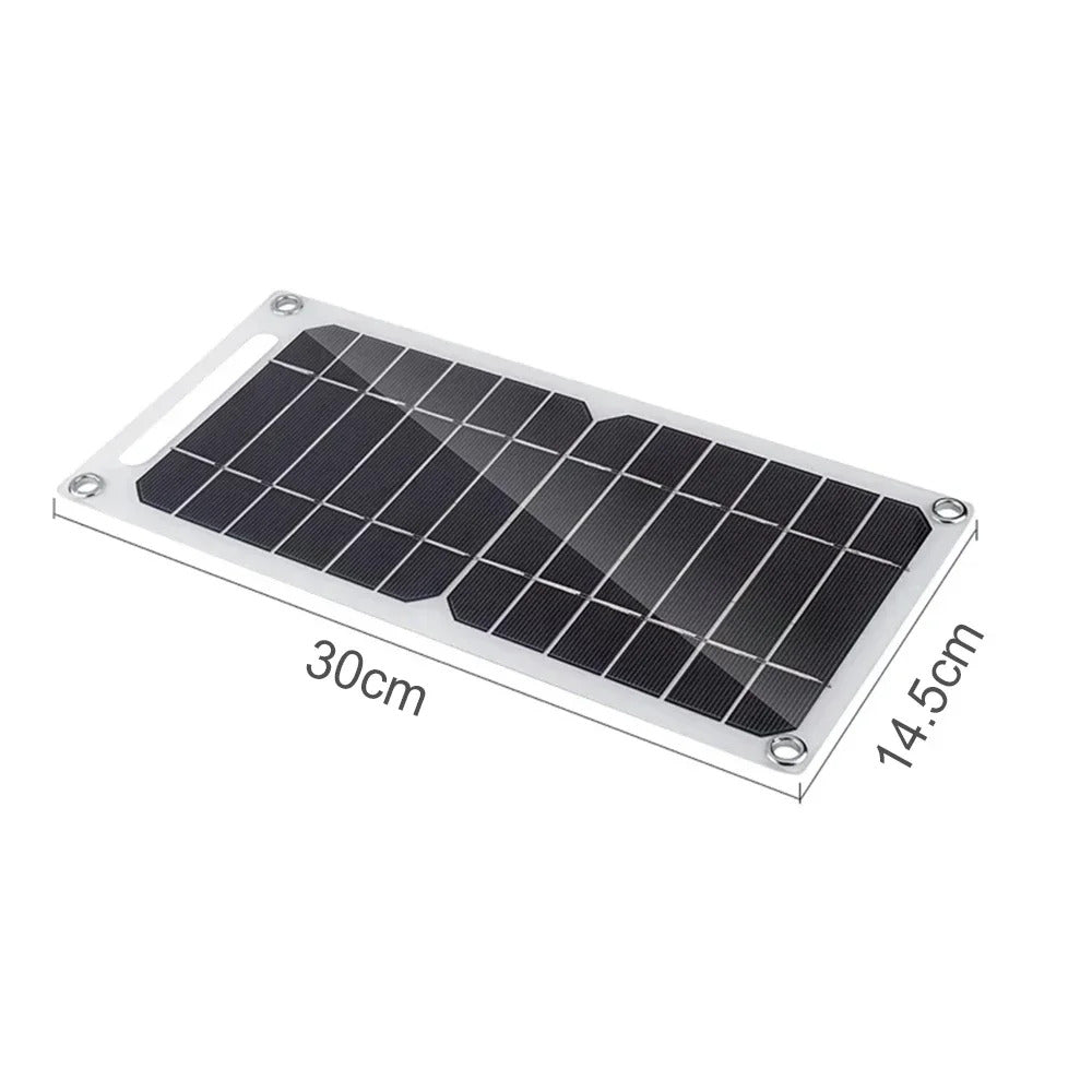 6W PORTABLE SOLAR PANEL 5V WITH USB CONNECTION