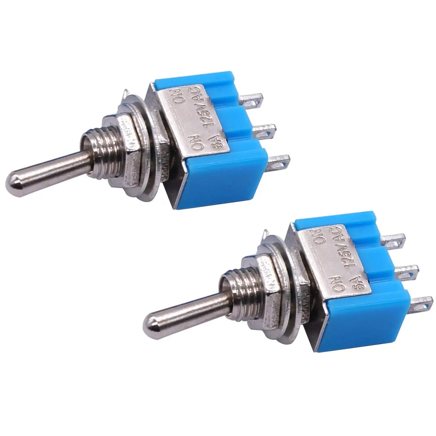 10 x SPDT MINI TOGGLE SWITCH 3 PIN 2 POSSITION ON / ON
