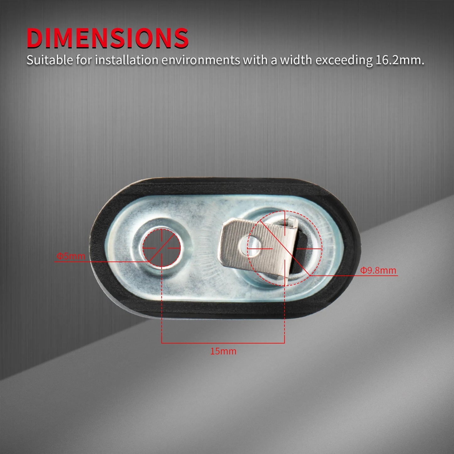 5 x DOOR PIN SWITCH 12V MOMENTARY