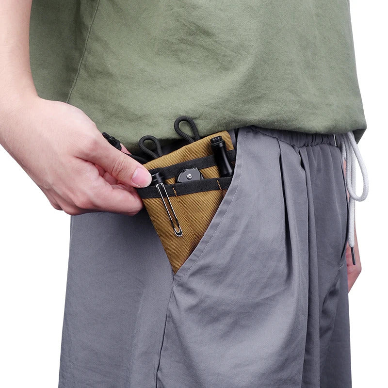 KOSIBATE H250 EDC POUCH MOLLE TACTICAL WALLET NYLON CARD KEY BELT OUTDOOR BAG