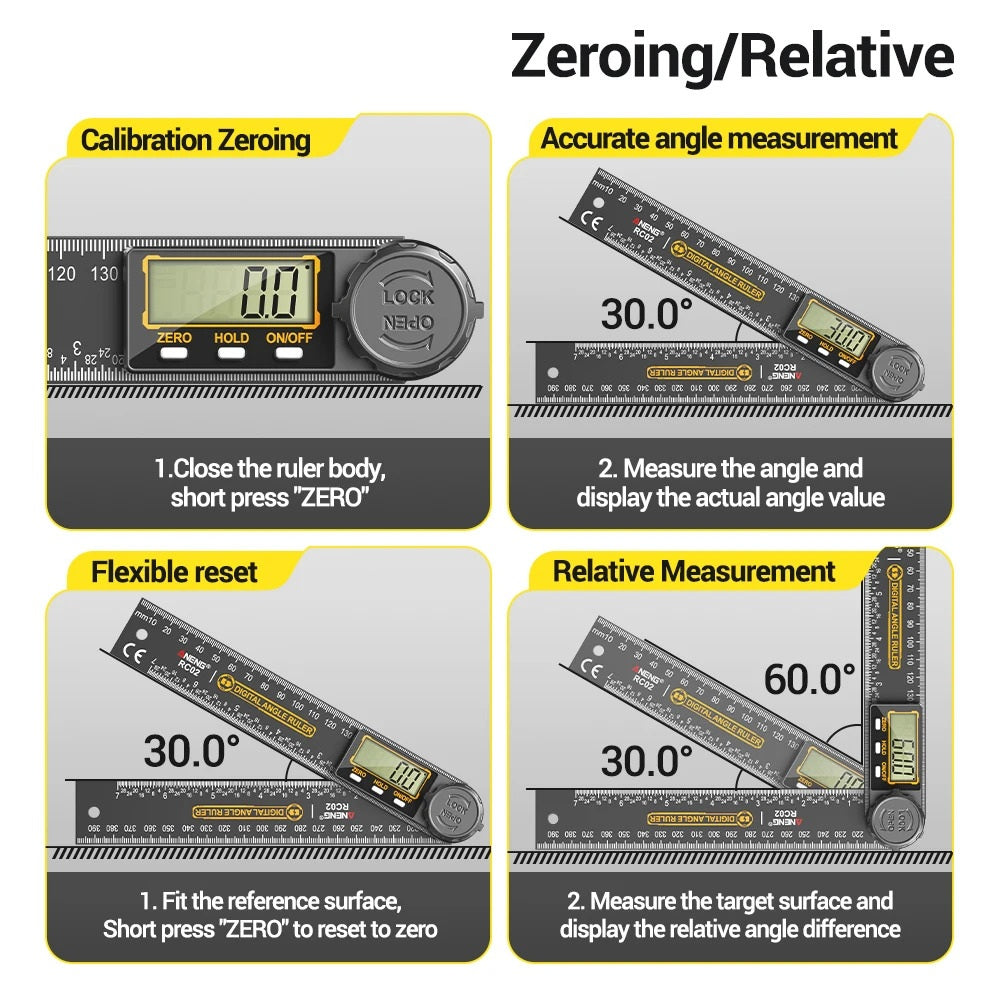 RECHARGABLE DIGITAL ANGLE GAUGE