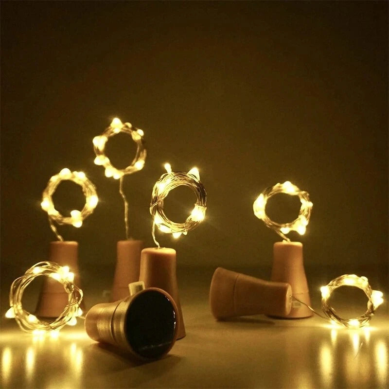 LED BOTTLE LIGHTS CORK - STRING FAIRY LIGHT