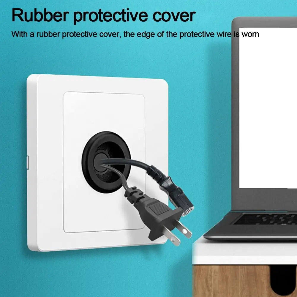 WALL BLANKING PLATE 31mm HOLE CABLE OUTLET