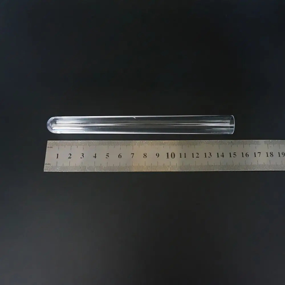 10 x 15x150mm PLASTIC TEST TUBES WITH CAPS