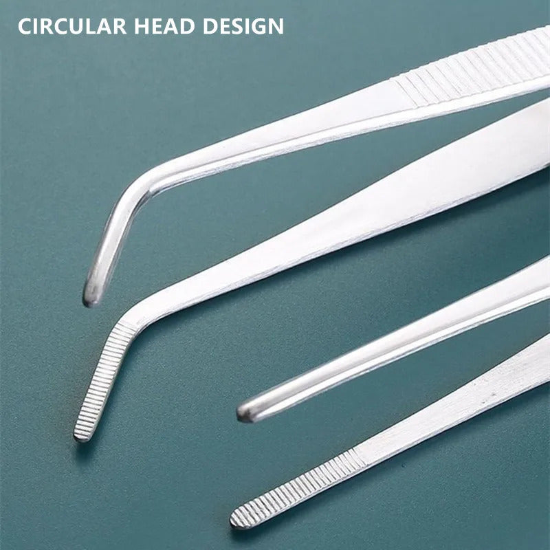 30cm STAINLESS STEEL STRAIGHT / CURVED TWEEZERS
