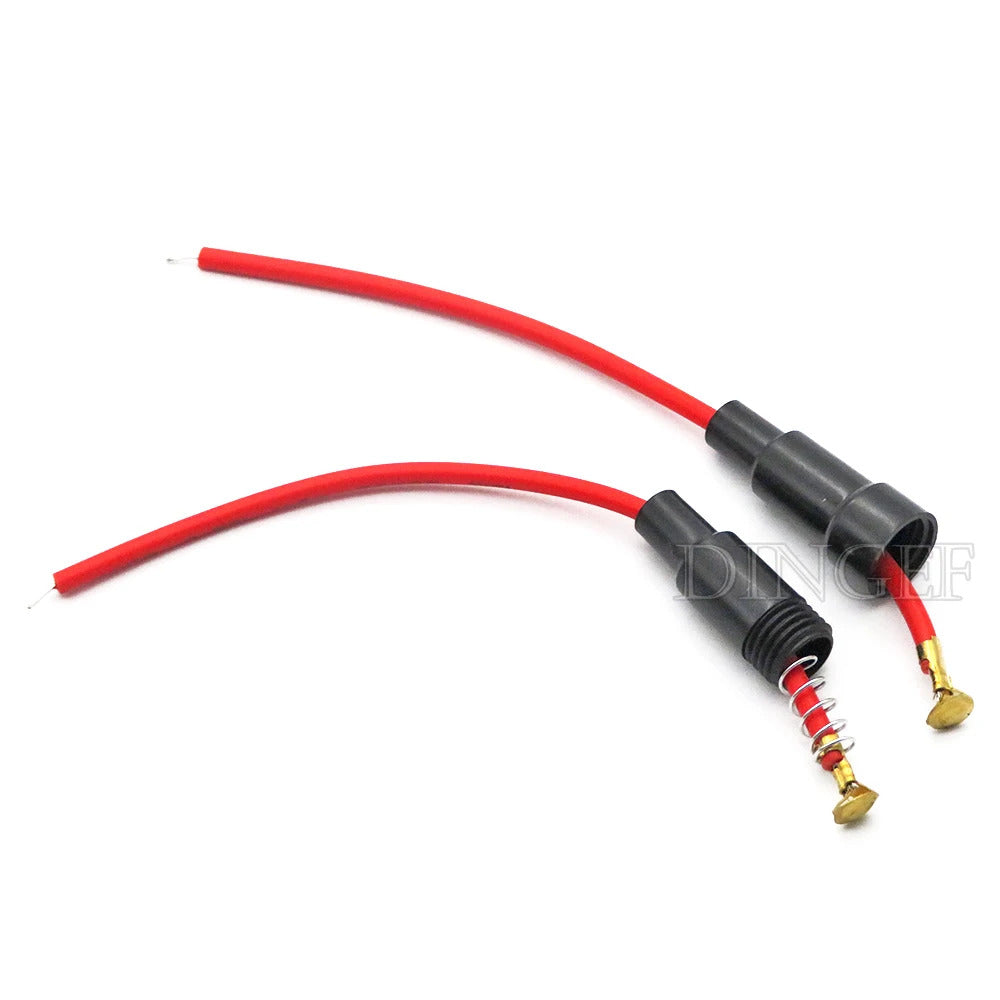 PACK OF 5 - 5x20mm INLINE GLASS FUSE HOLDERS & 5A FUSES