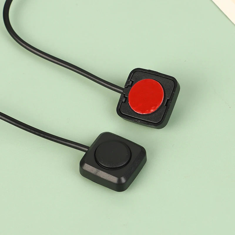 MOMENTARY PUSH BUTTON SWITCH - RED OR BLACK