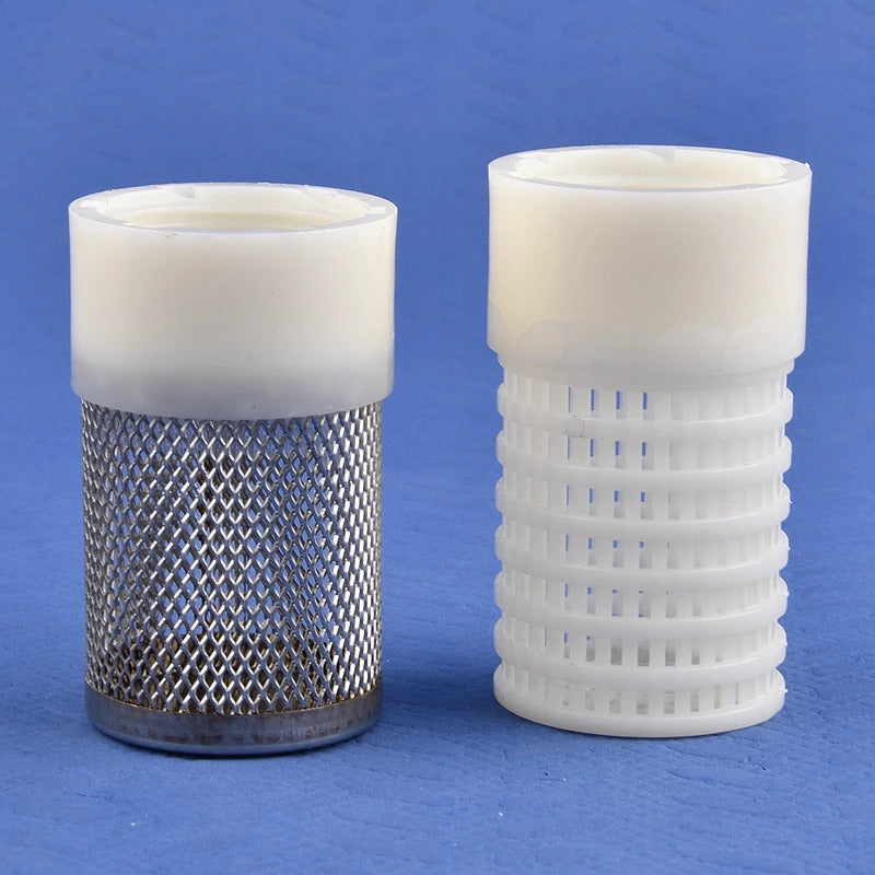 AQUARIUM / POND STAINLESS STEEL PLASTIC OUTFLOW STRAINER 1/2" 3/4" 1"
