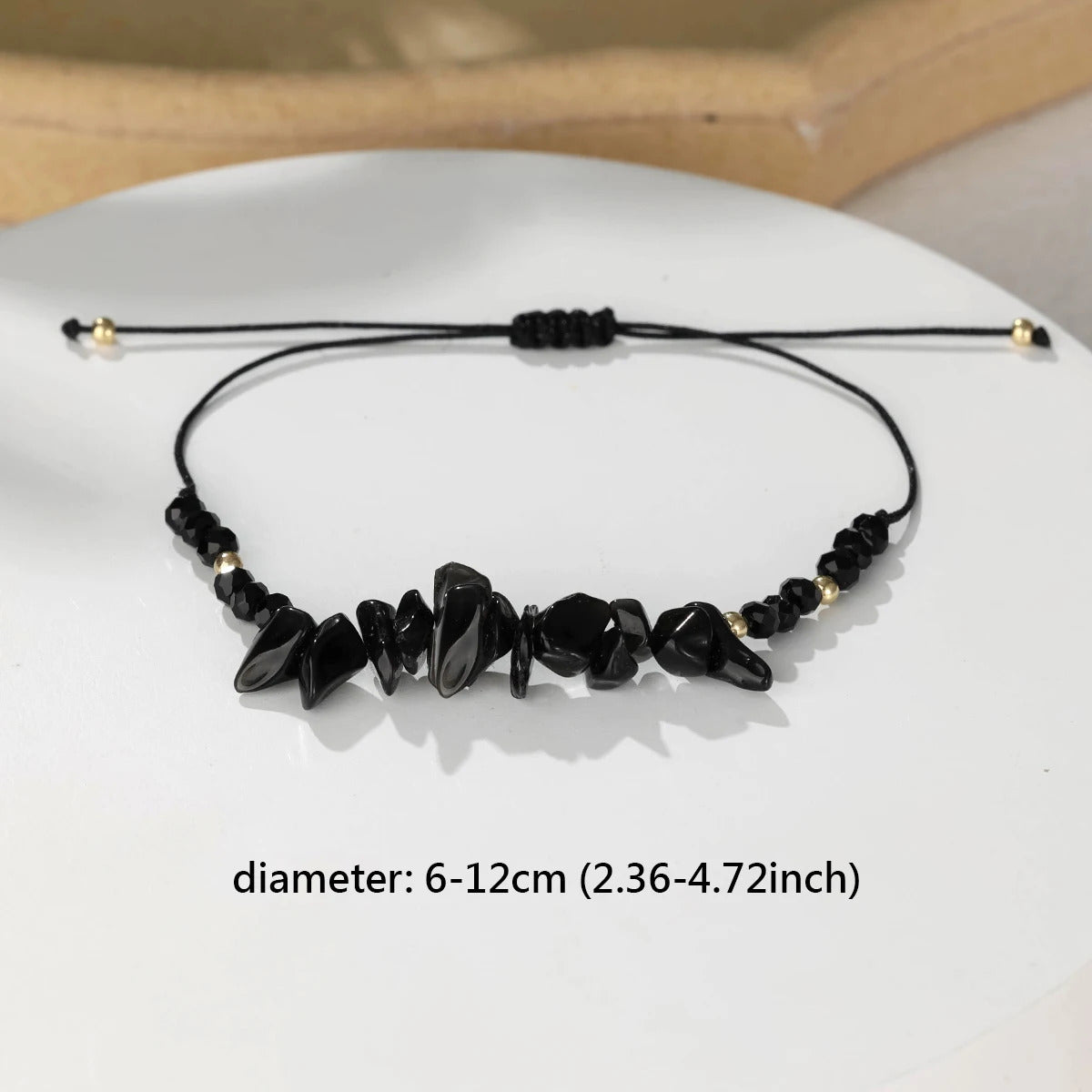 12 x NATURAL STONE STRETCH BRACELET SET – MULTICOLOUR UNISEX BEADED JEWELLERY 02