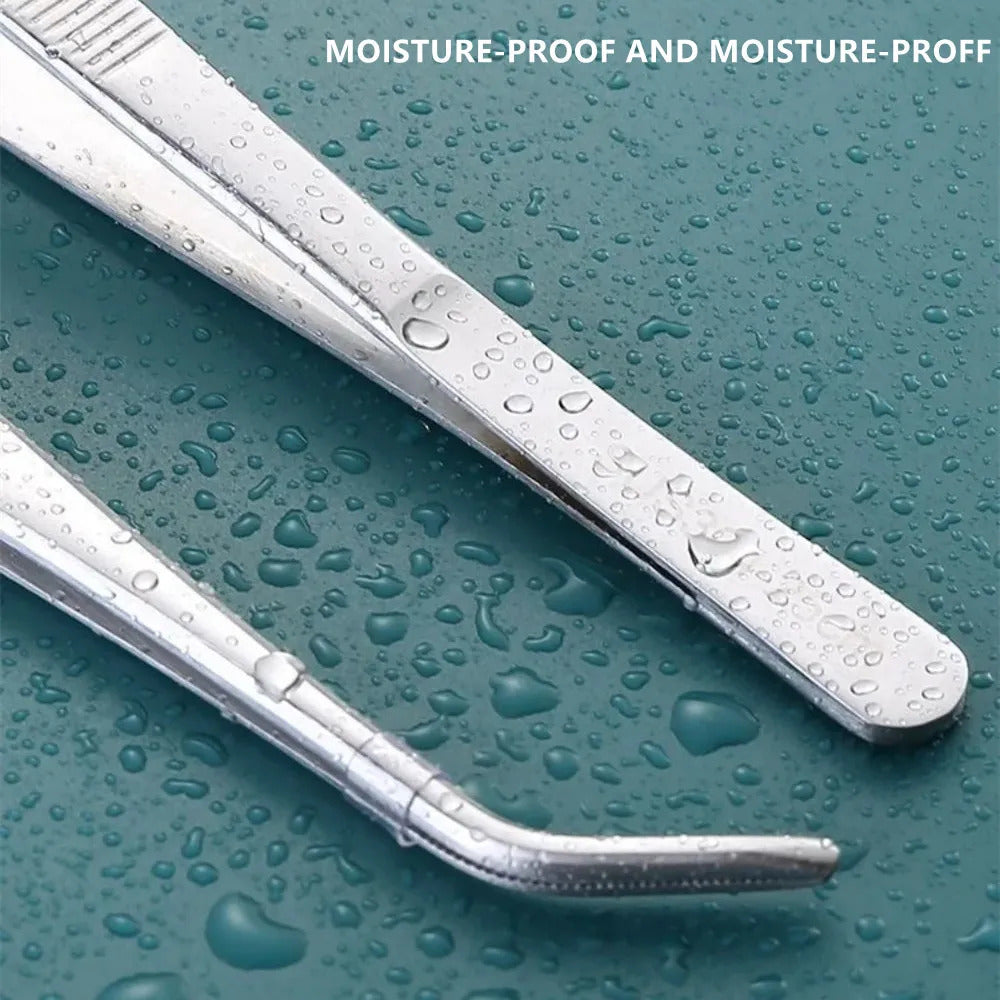 30cm STAINLESS STEEL STRAIGHT / CURVED TWEEZERS