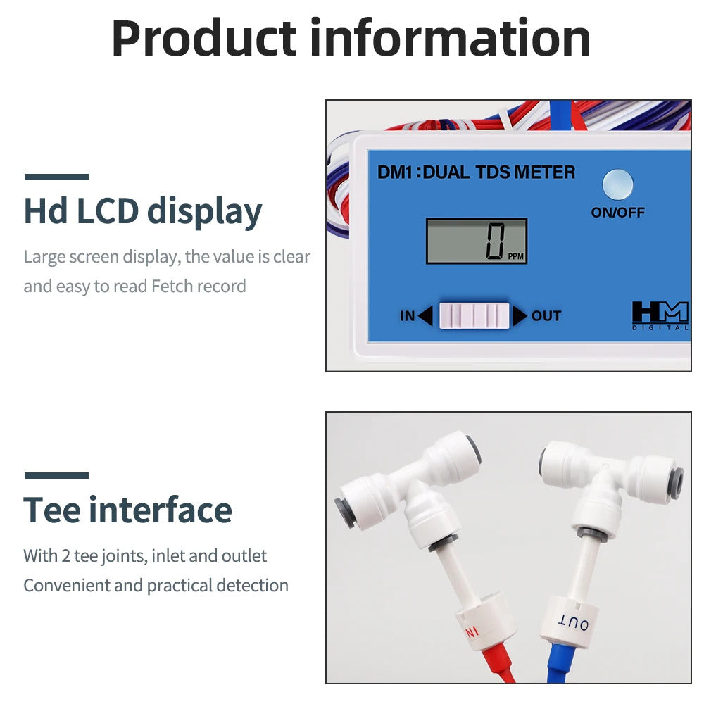 HM DIGITAL DUAL TDS METER