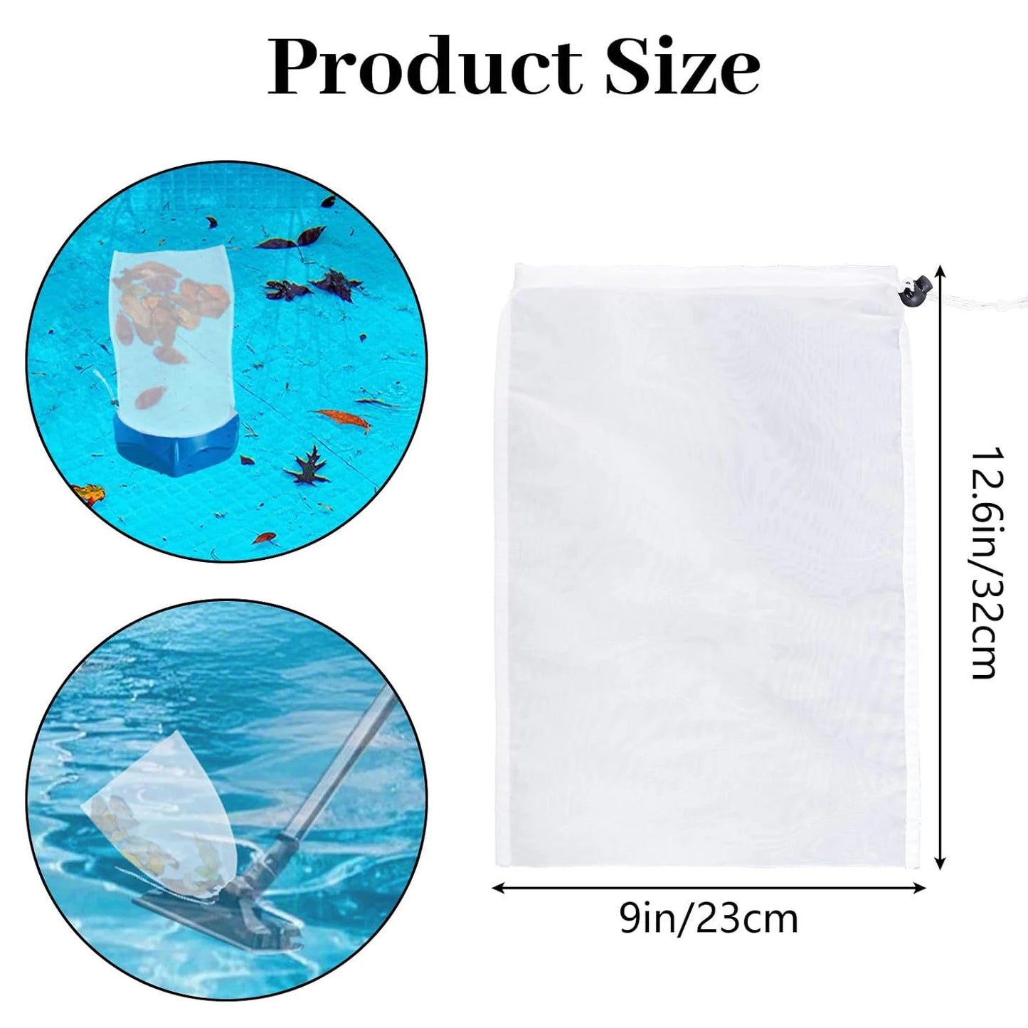6 x POOL / POND VACUUM REPLACEMENT BAGS