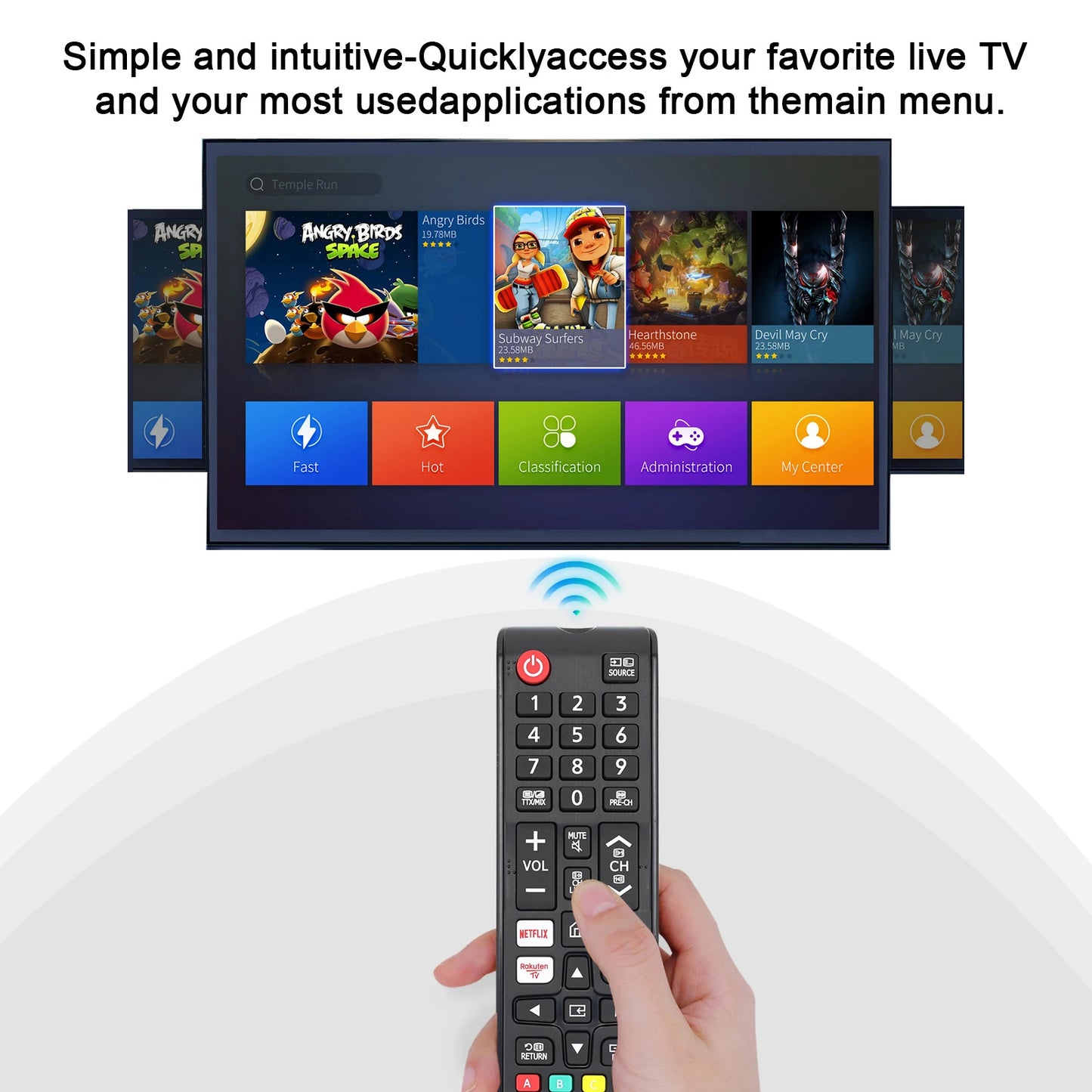 UNIVERSAL REMOTE CONTROL FOR SAMSUNG TVS