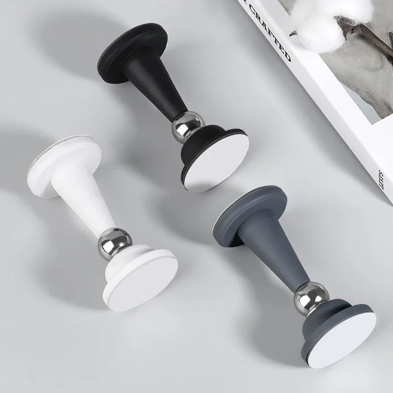 NO DRILL MAGNETIC DOOR STOP SELF ADHESIVE