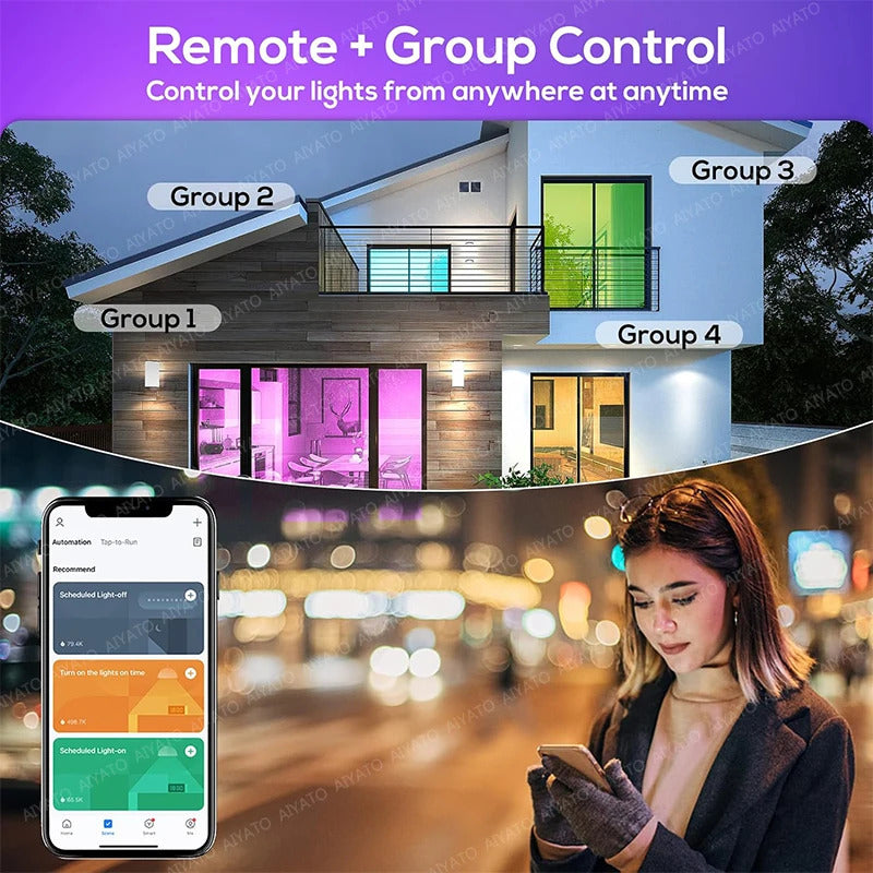 WIFI SMART BULB 18w - COLOUR CHANGING - GOOGLE HOME & ALEXA - B22 BASE