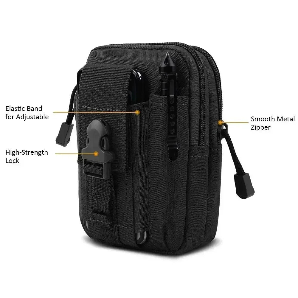 TACTICAL LEG BAG ARMY CAMOUFLAGE WAIST PACK BELT POUCH RIDING HIKING OUTDOOR