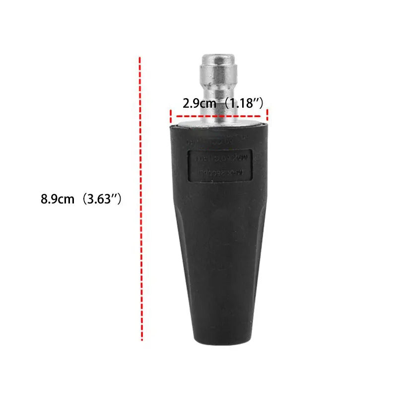 360° ROTATING TURBO PRESSURE WASHER NOZZLE 1/4 QUICK CONNECT 2600 PSI JET CLEANER