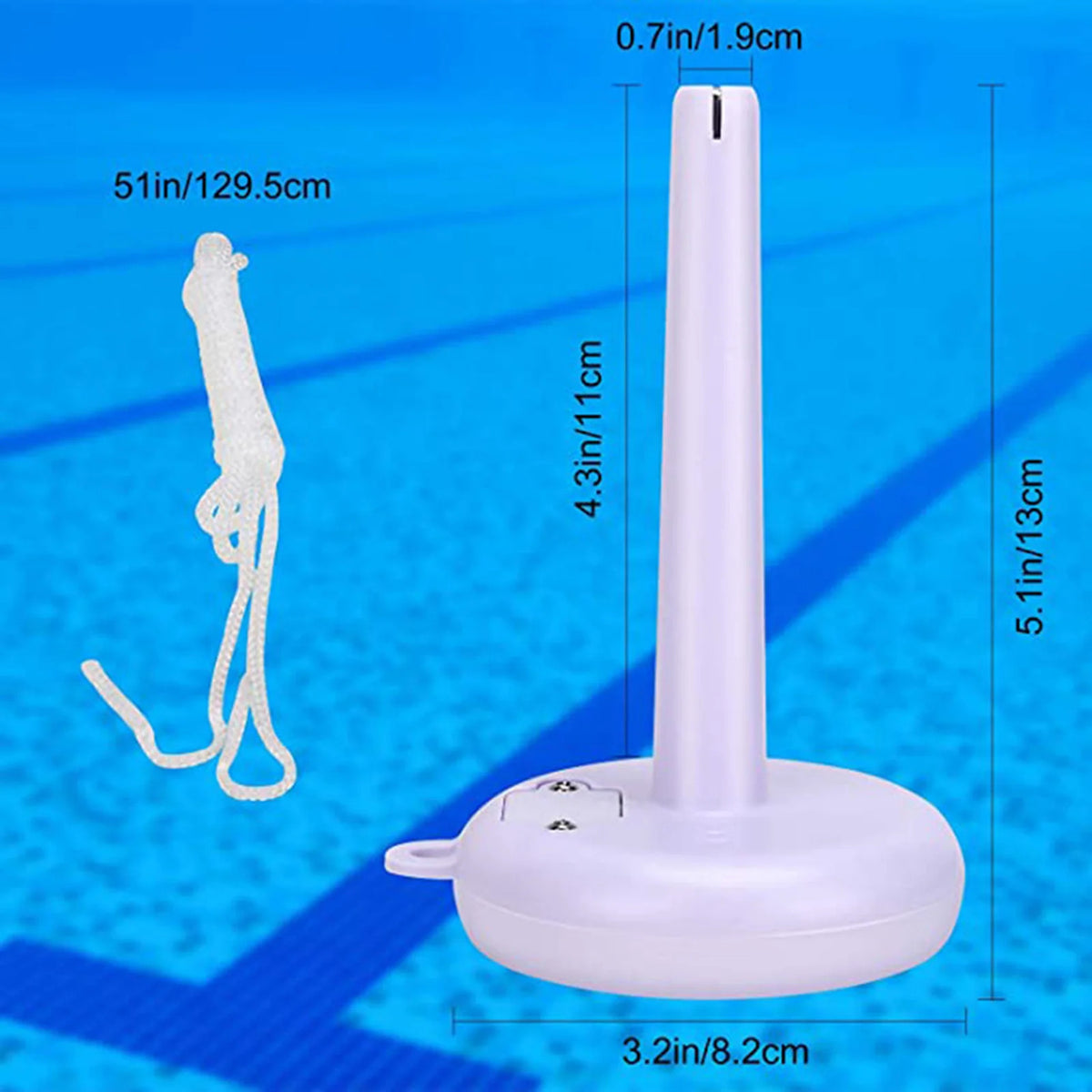 SOLAR POWERED FLOATING POND / POOL THERMOMETER DIGITAL LCD WATER TEMPERATURE UK