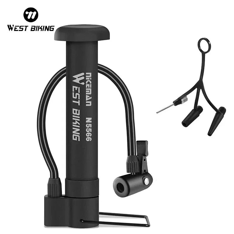 BIKE FLOOR PUMP 80PSI